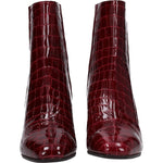 Aquazzura Red Leather Ankle Boots AQ-8547425288457-EU36/US6