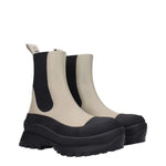 Stella McCartney Black Leather Ankle Boots
