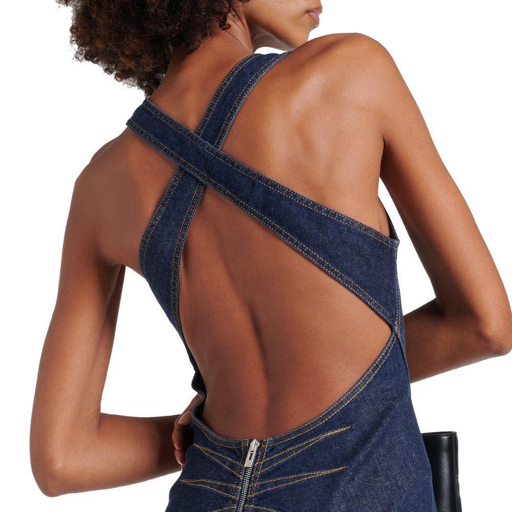 Alaïa Sculpt Denim Dress AL-8782940963028-40