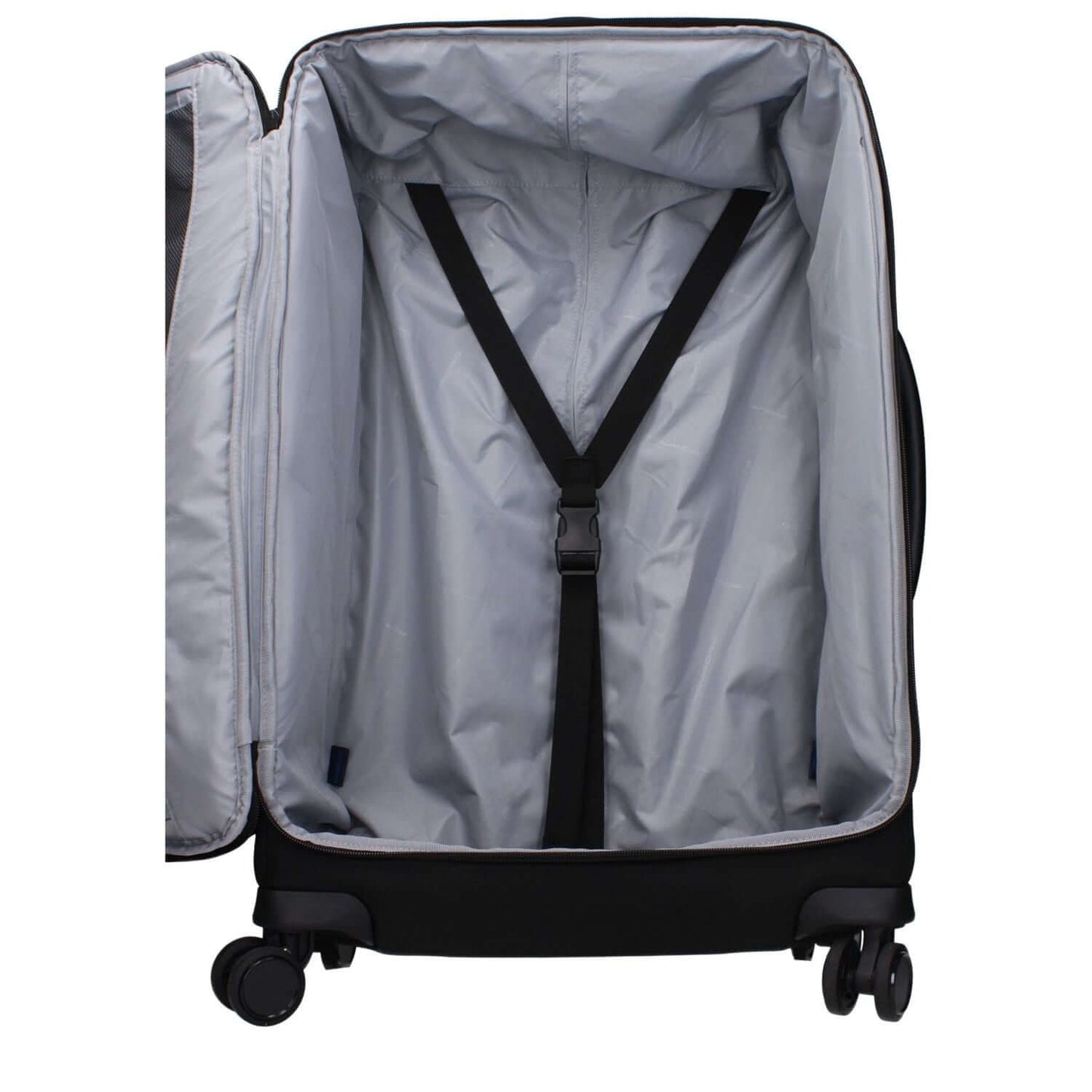 Piquadro Black Fabric Luggage And Travel