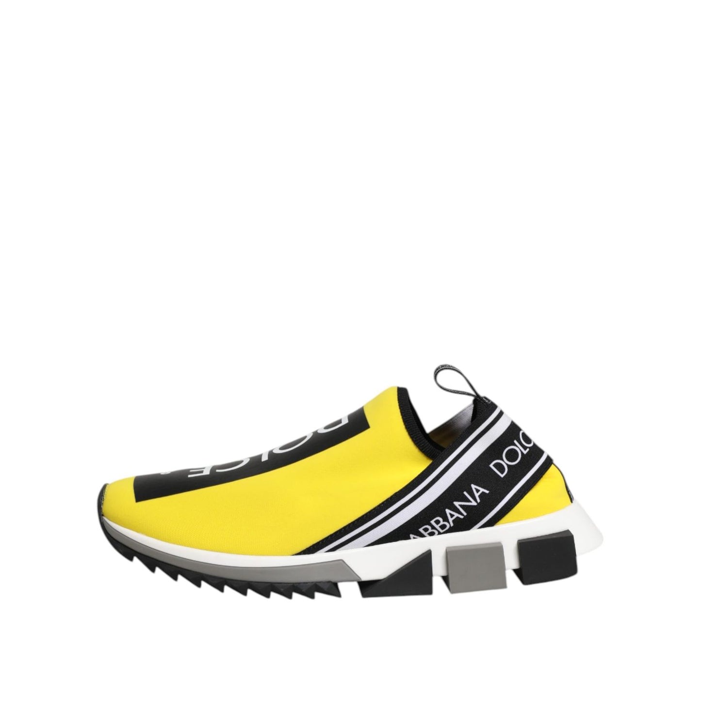 Dolce & Gabbana Yellow Logo Low Top Sorrento Sneakers Shoes MV7778-42