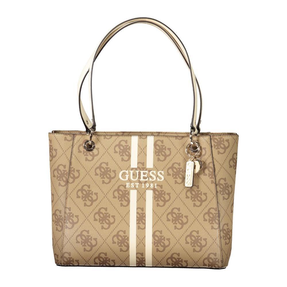 Guess Jeans Beige Polyethylene Women Handbag GU-39281