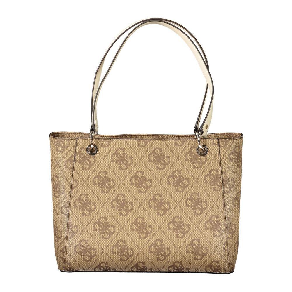 Guess Jeans Beige Polyethylene Women Handbag GU-39281