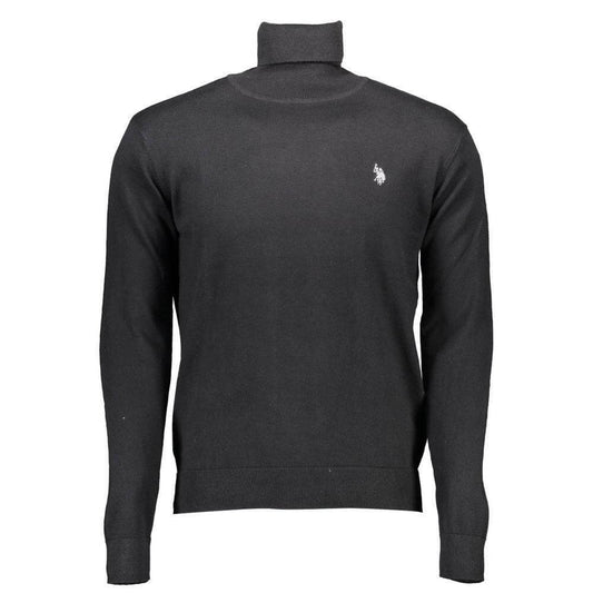 U.S. POLO ASSN. Black Cotton Sweater