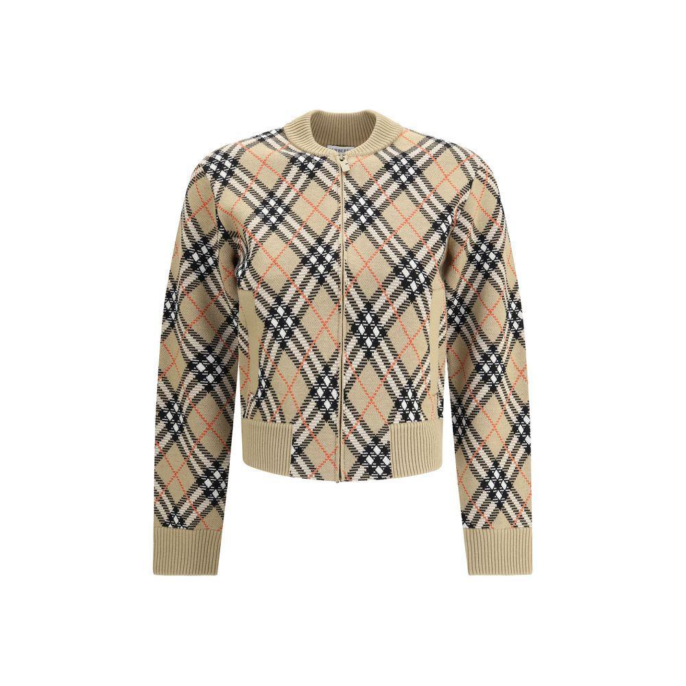 Burberry Check Cardigan BU-8110607C1309-L