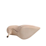 Dolce & Gabbana Beige Patent Leather Stiletto Heel Pumps Shoes LA12802-35