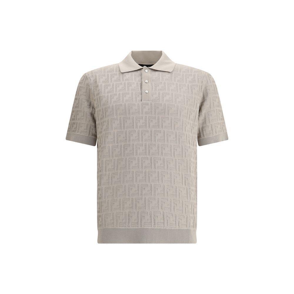 Fendi FF Polo Shirt FE-FZC410AUW0F0B9Y-IT48 | M