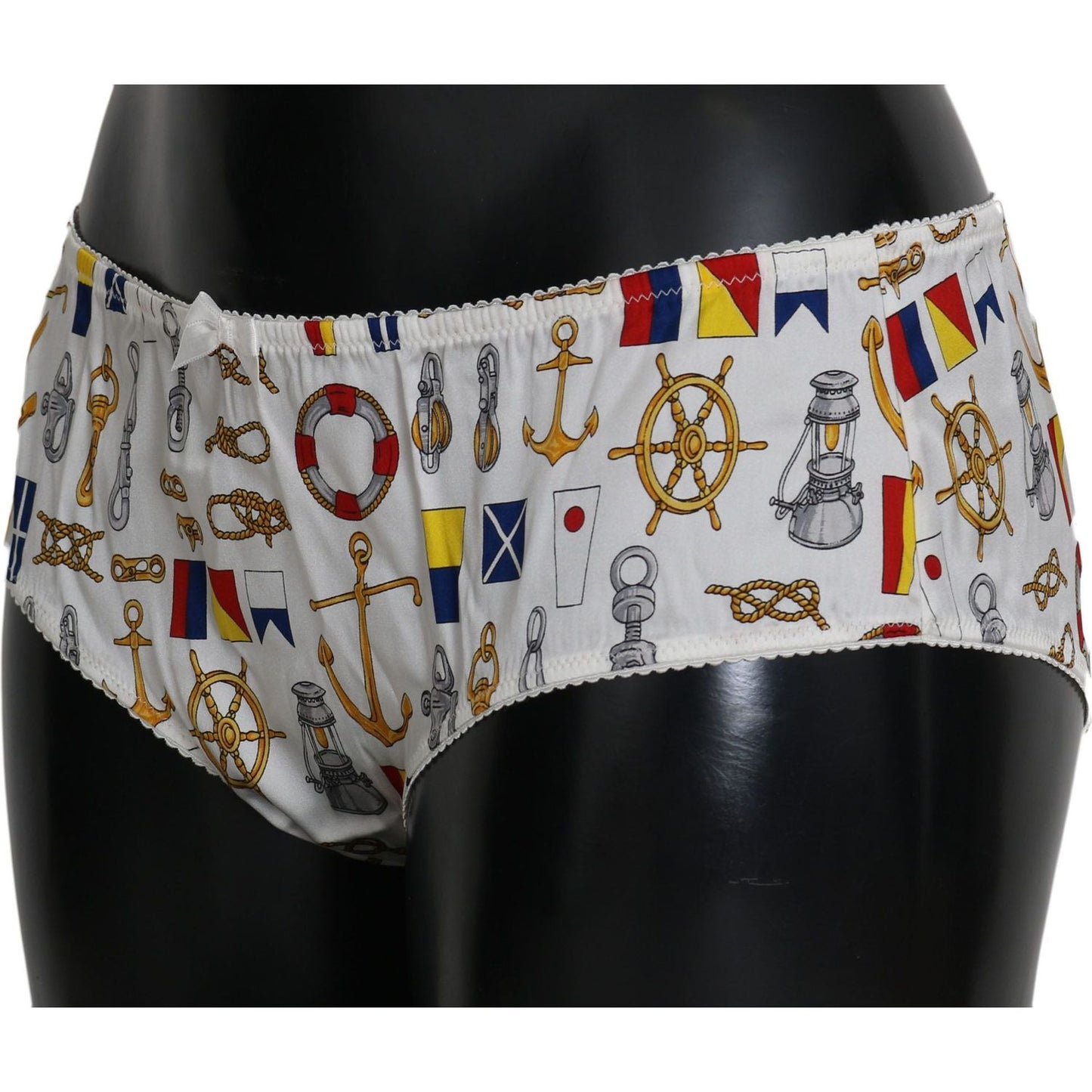 Dolce & Gabbana Chic Sailor Print Women Underwear Dolce & Gabbana Gray