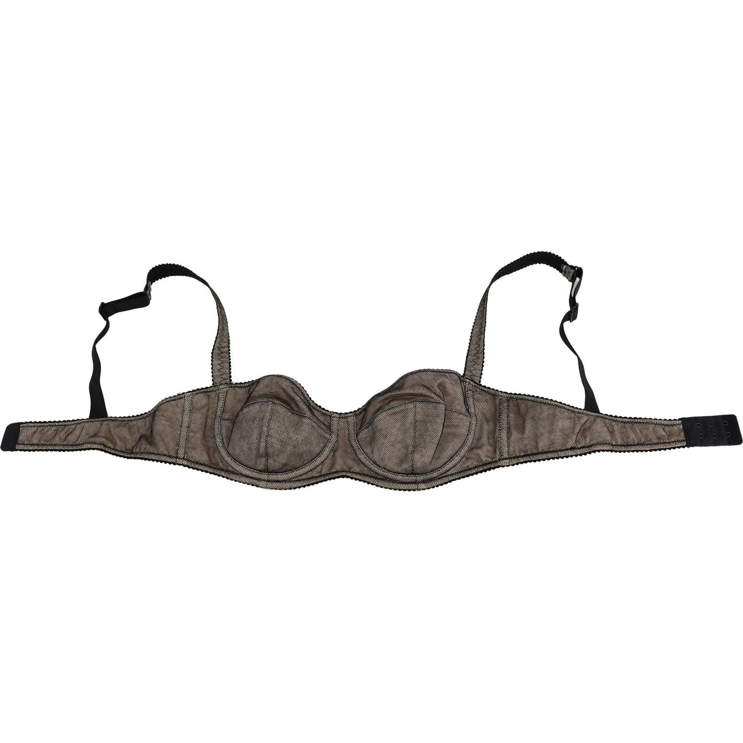 Dolce & Gabbana Elegant Brown Stretch Bra Womens Underwear Dolce & Gabbana Dark Slate Gray