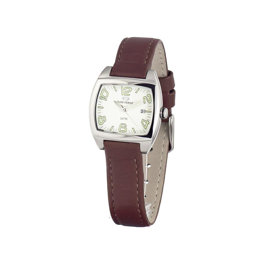 Time Force Brown Leather Watch TFTF2588L02AC