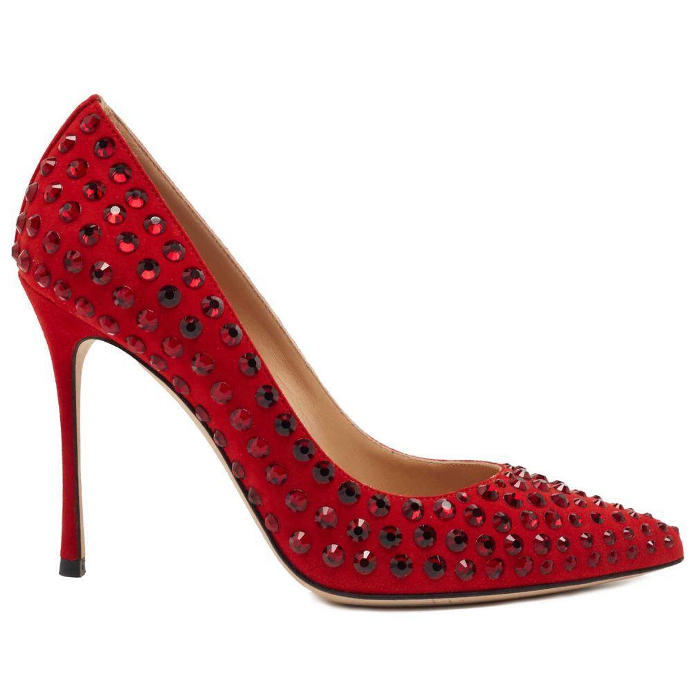 Sergio Rossi Red Calfskin Pump SE-15427-EU35/US5