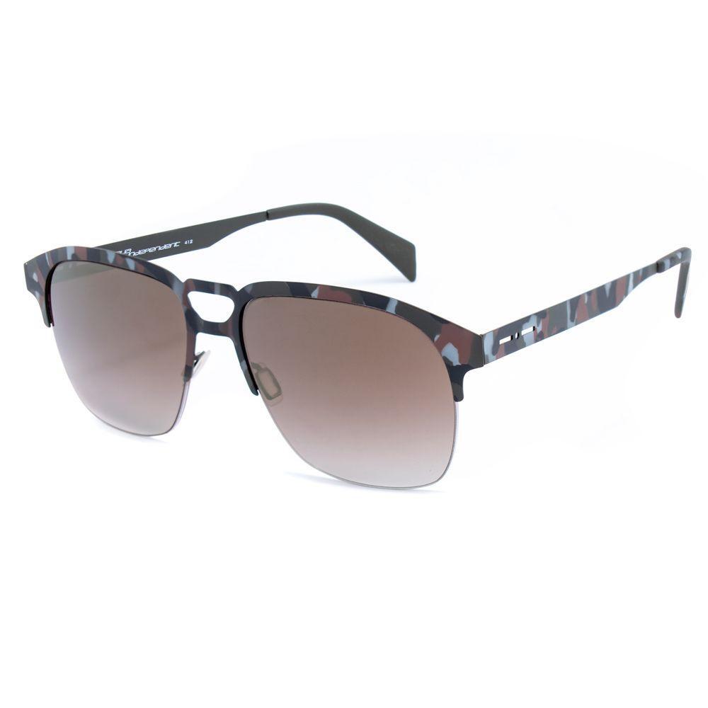 Italia Independent Gray Metal Sunglasses