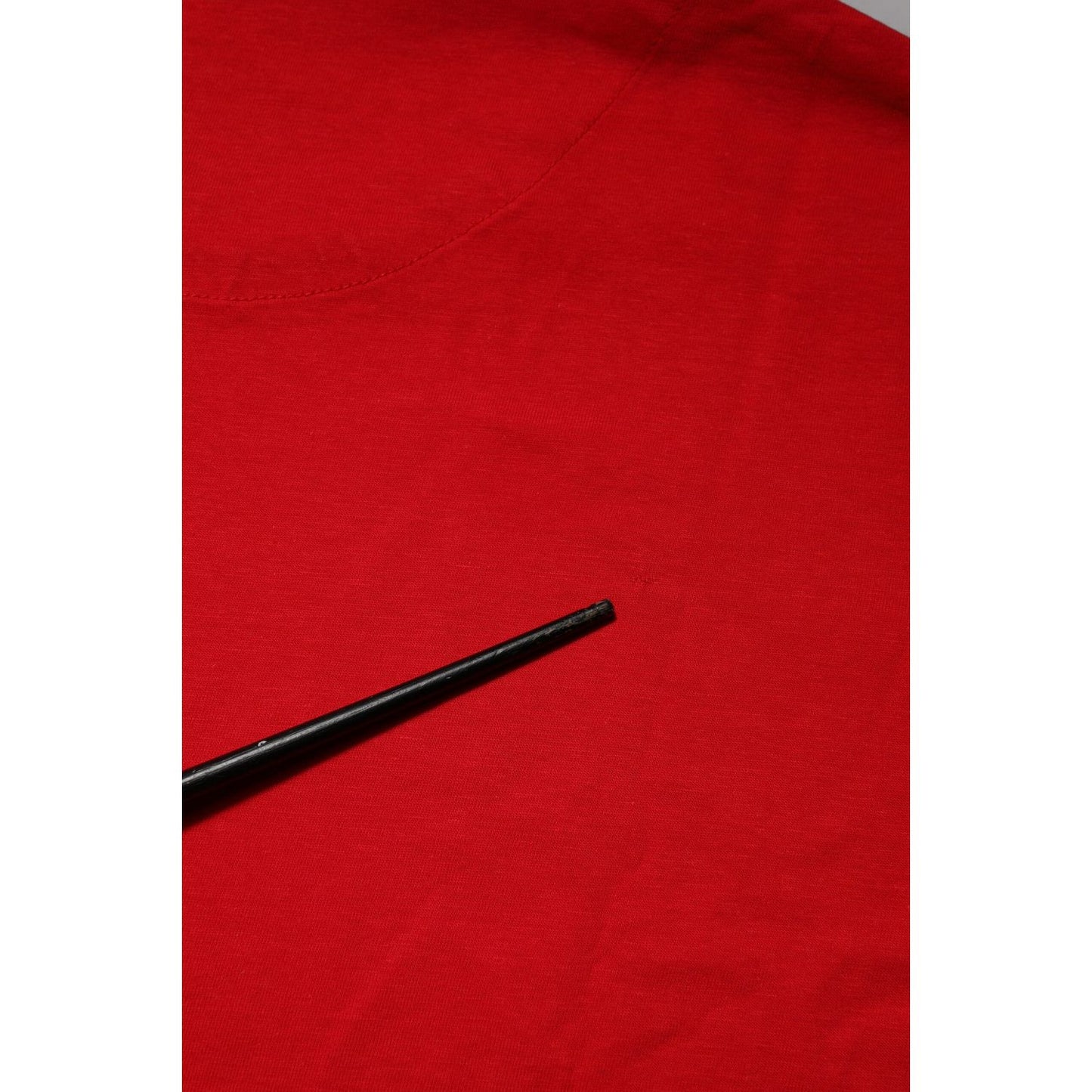 Dolce & Gabbana Red Crew Neck Short Sleeves Tee T-shirt TSH90710-48