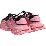 Dolce & Gabbana Pink Low Top Space Women Sneakers Shoes