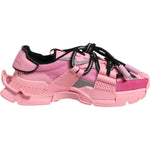 Dolce & Gabbana Pink Low Top Space Women Sneakers Shoes