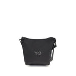 Y-3 Logo Shoulder Bag YJW6216BLACKBB