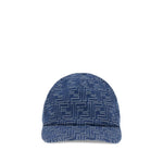 Fendi Denim embroidery Baseball Hat FE-FXQ768AV93F0RBB-UNI