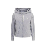 Prada Striped hooded Jacket