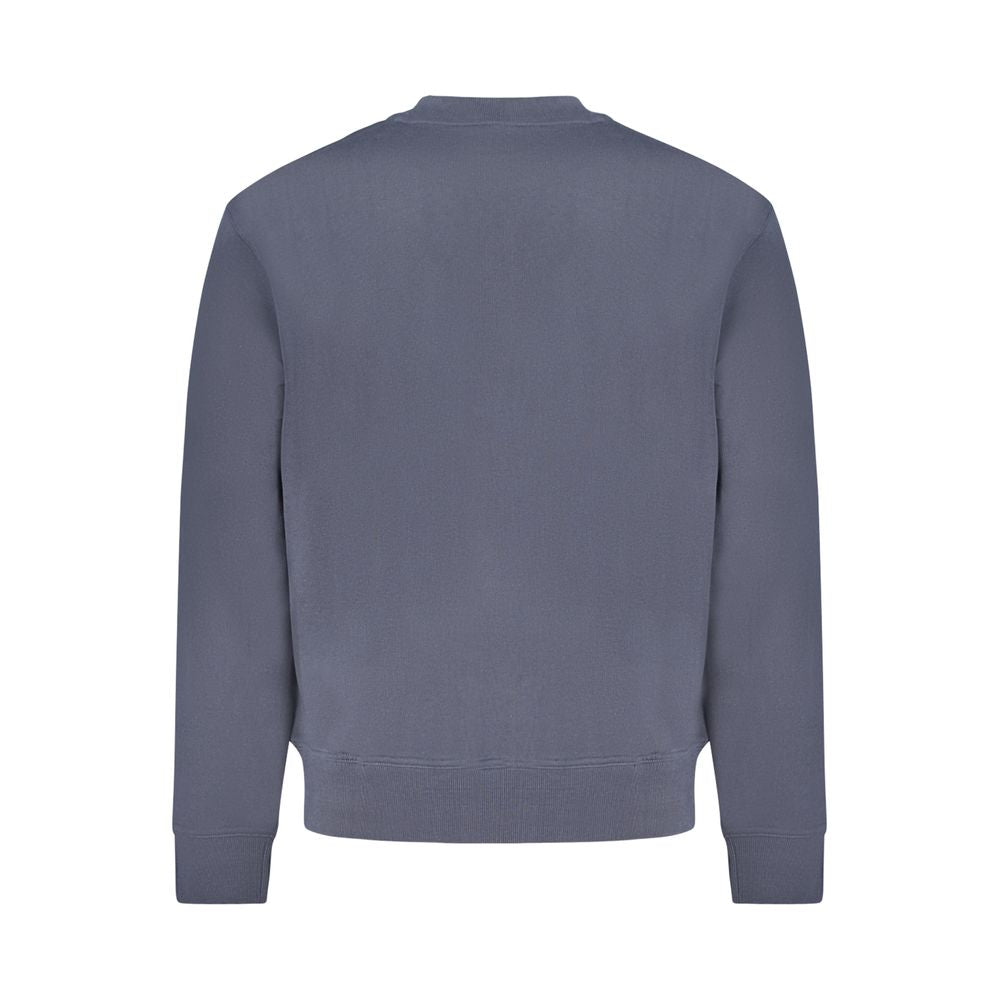 Hugo Boss Blue Cotton Sweatshirt