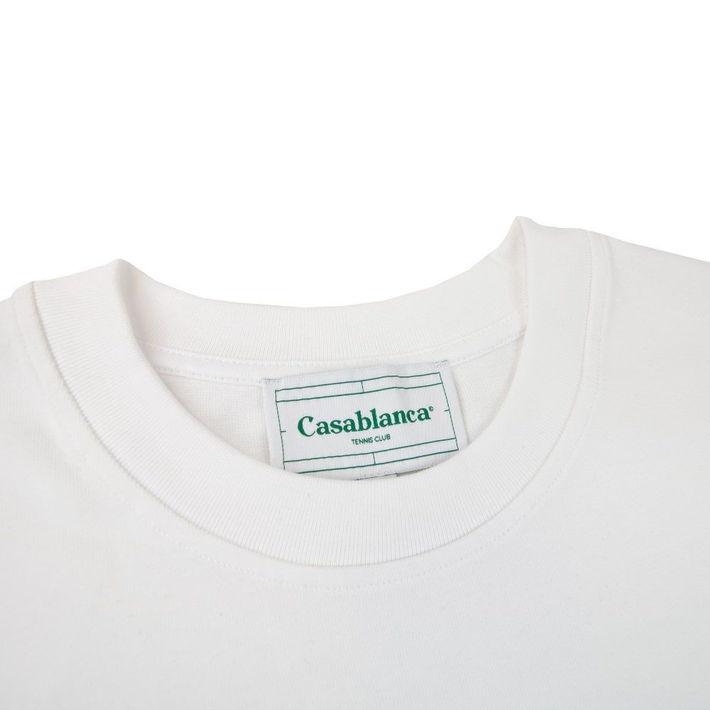 Casablanca White Cotton T-Shirt