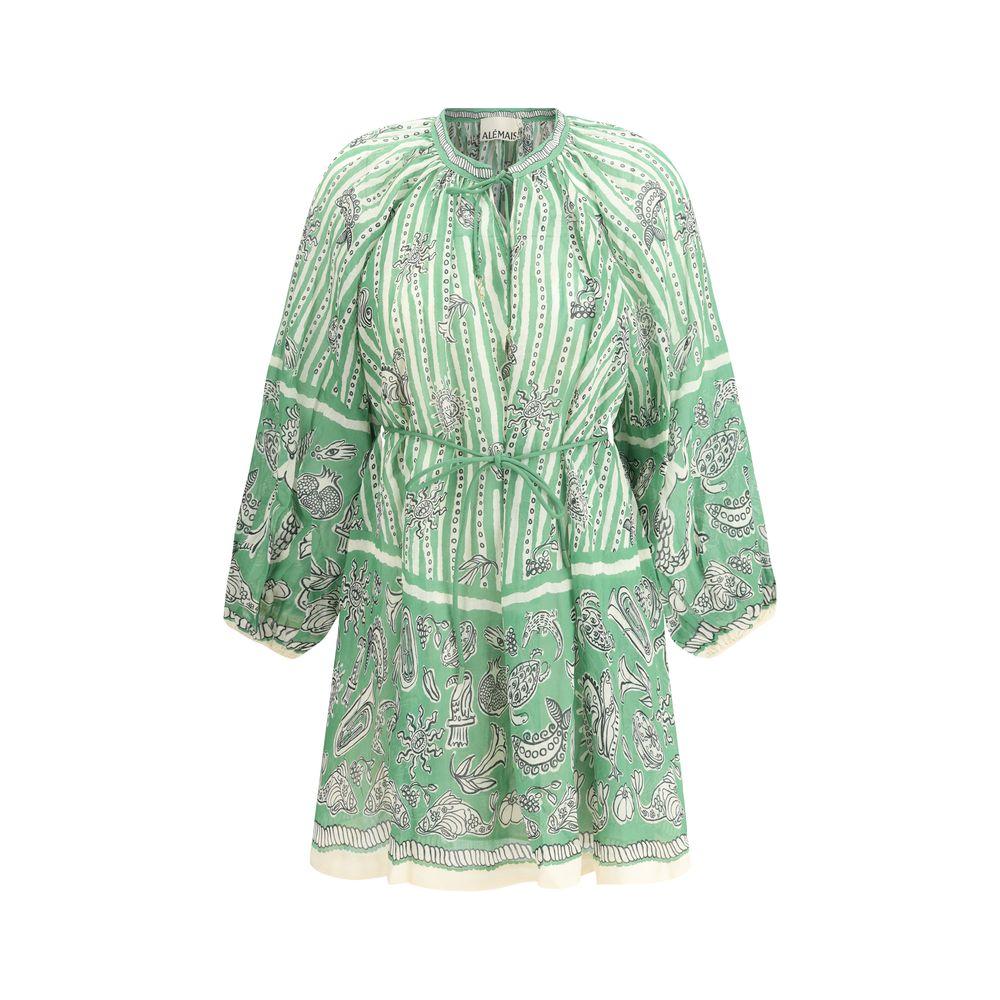 Alemais Alemais Lula mini Dres AL-4251DSTRIPE-10 10,1728,72470364320,Alemais,Dresses - Women - Clothing,Green,New with tags,Women