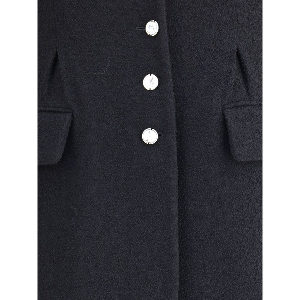 Alessandra Rich Tweed long Coat AL-FABX41580900-IT42 | L