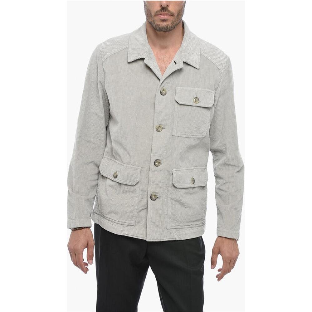 Altea Altea Corduroy HARRISON Overshirt with Collar AL-P593875-L 1728,74866327712,Altea,Beige,Clothing,Jackets - Men - Clothing,L,Men,Men - Clothing,New with tags,S,XXL
