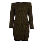 Balmain Balmain Brown Wool Dress BA-15390-IT38|XS 1728,67346170016,Balmain,Brown,Dresses - Women - Clothing,IT38|XS,New with tags,Women