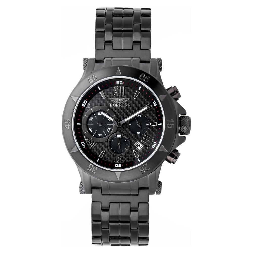 Bobroff Bobroff Black Stainless Steel Watch BOBF1001M21MAC 1728,Black,Bobroff,Men,New with tags,Watches for Men - Watches