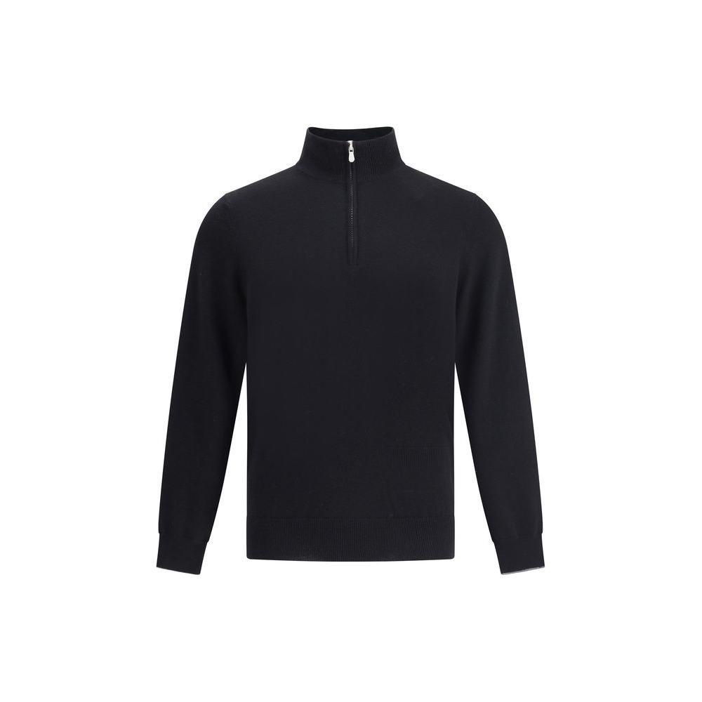 Brunello Cucinelli Brunello Cucinelli Cashmere Sweater BR-M2200124CH101-IT46 | S 1728,72470364320,Black,Brunello Cucinelli,Clothing,IT46 | S,IT48 | M,IT50 | L,IT52 | XL,IT56 | 3XL,Men,Men - Clothing,New with tags,Sweaters - Men - Clothing