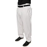 Brunello Cucinelli Brunello Cucinelli White Cotton Men Dress Tapered Pants PAN75614-64 1728,64,67345645728,Brunello Cucinelli,Jeans & Pants - Men - Clothing,Material: 100% Cotton,Men,New with tags,White