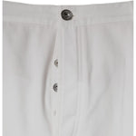 Brunello Cucinelli Brunello Cucinelli White Cotton Men Dress Tapered Pants PAN75614-64 1728,64,67345645728,Brunello Cucinelli,Jeans & Pants - Men - Clothing,Material: 100% Cotton,Men,New with tags,White