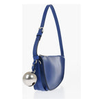 Burberry Burberry Leather SHIELD SLING Shoulder Bag with Silver-Tone Charm BUP640142GD 1728,74866327712,Bags,Blue,Burberry,New with tags,Shoulder Bags - Women - Bags,Women,Women - Bags