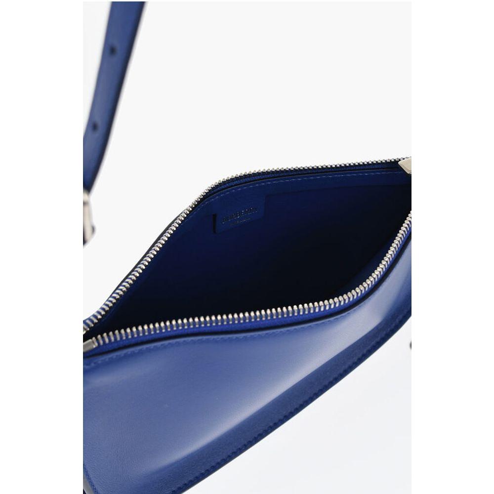 Burberry Burberry Leather SHIELD SLING Shoulder Bag with Silver-Tone Charm BUP640142GD 1728,74866327712,Bags,Blue,Burberry,New with tags,Shoulder Bags - Women - Bags,Women,Women - Bags