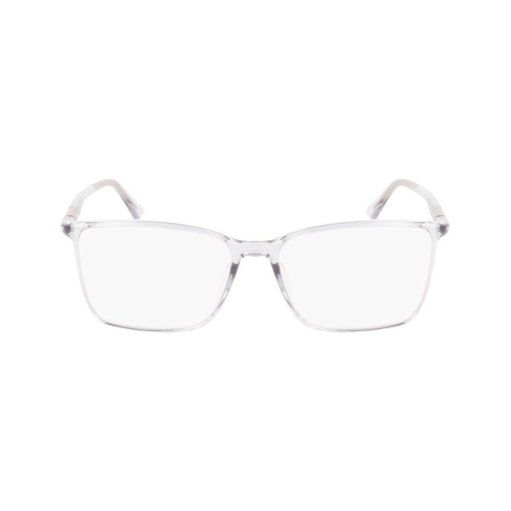 Alt Tag: CALVIN KLEIN MOD. CK22508 men's eyewear, front view of clear rectangular glasses, designed for gentlemen.