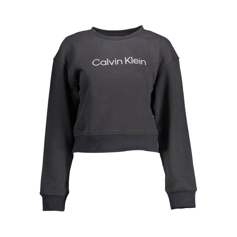 Calvin Klein Black Cotton Sweater 1728,67403481248,Black,Calvin Klein,Clothing,New with tags,Sweaters - Women - Clothing,Women,Women - Clothing,XL Calvin Klein CA-12223-XL