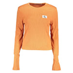 Calvin Klein Calvin Klein Orange Cotton Tops & T-Shirt CA-25474-S 1728,67403481248,Calvin Klein,Clothing,New with tags,Orange,S,Tops & T-Shirts - Women - Clothing,Women,Women - Clothing