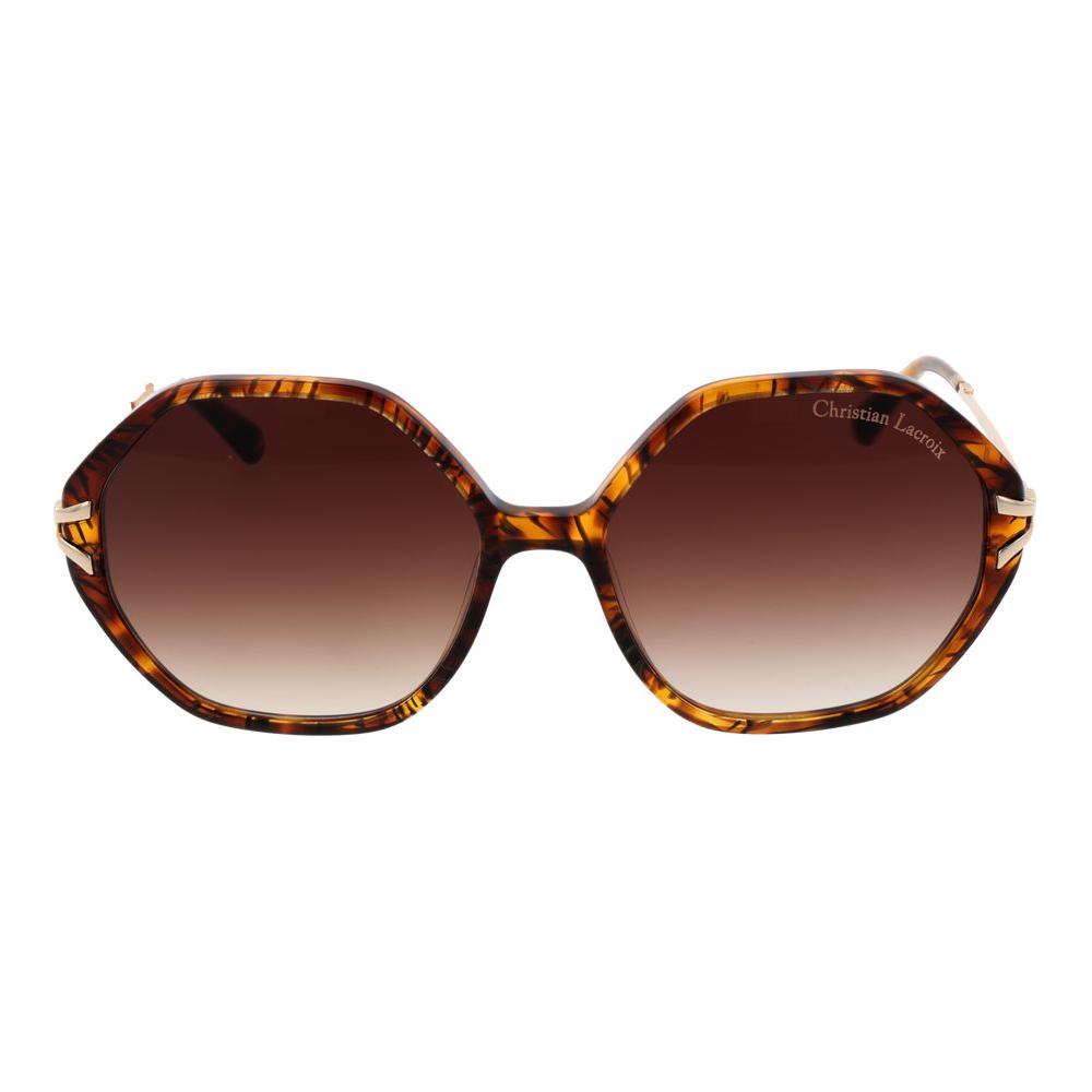 Christian Lacroix Christian Lacroix Brown Women Sunglasses CH-1003314 1728,67345776800,Brown,Christian Lacroix,New with tags,Sunglasses,Sunglasses for Women - Sunglasses,Women