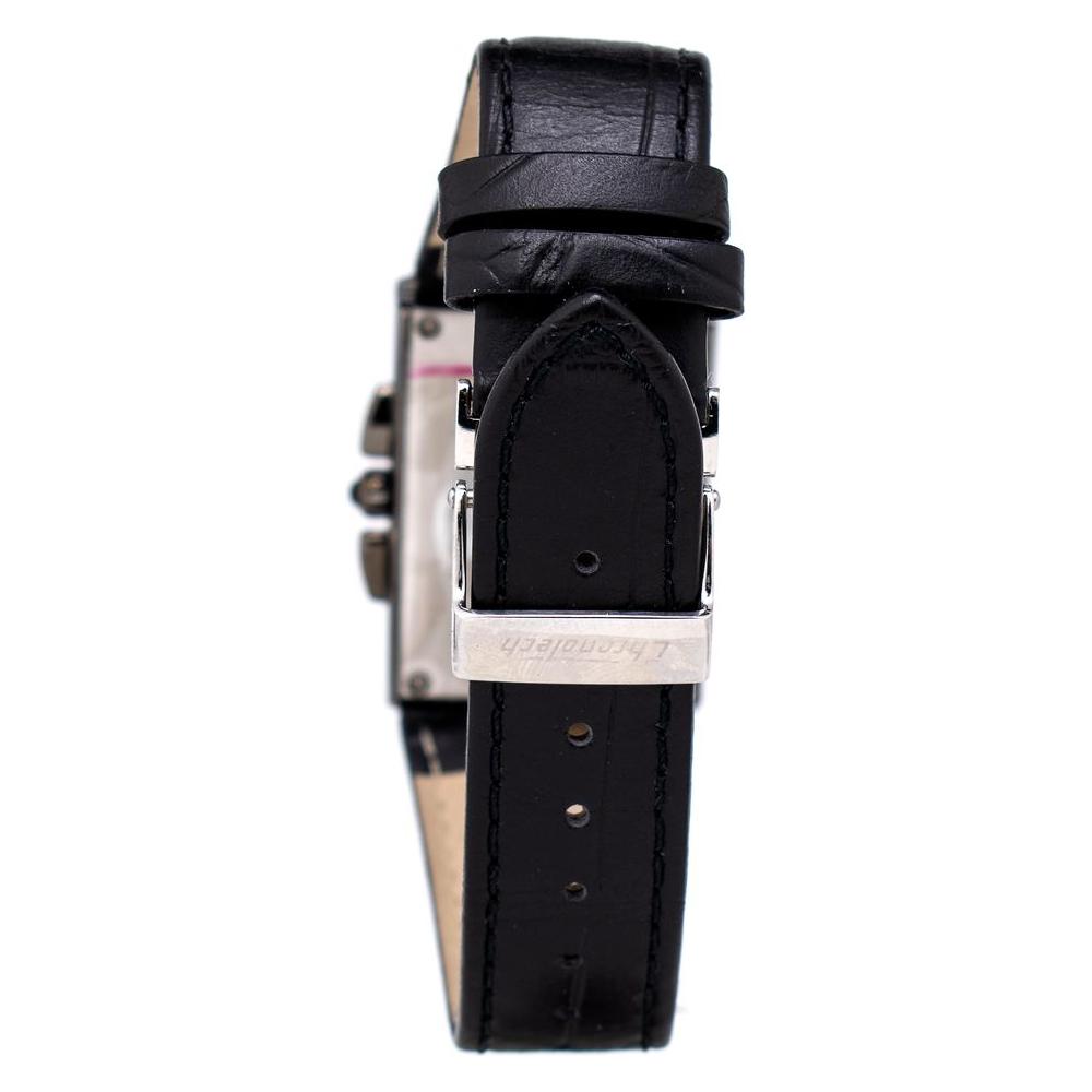 Chronotech Chronotech Black Leather Watch CHCT7018B01AC 1728,Black,Chronotech,New with tags,Unisex,Unisex Watches - Watches