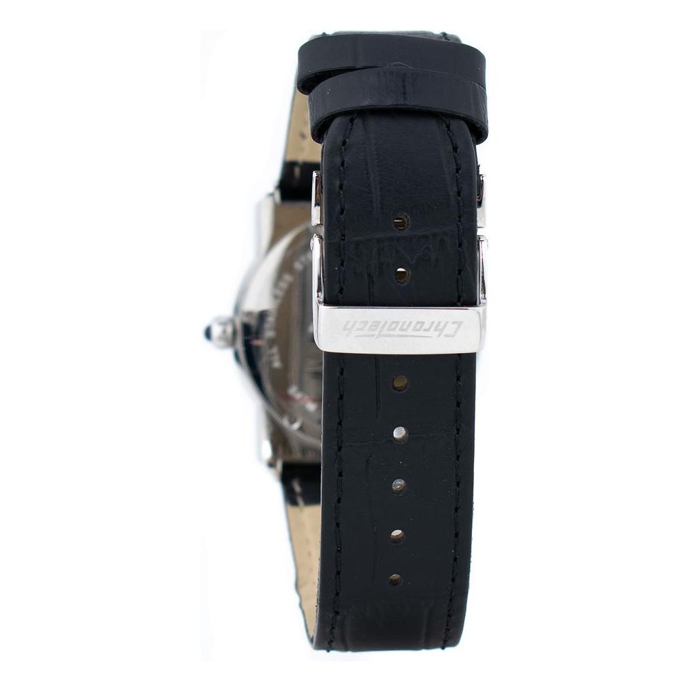 Chronotech Chronotech Black Leather Watch CHCT7279M03AC 1728,Black,Chronotech,Men,New with tags,Watches for Men - Watches