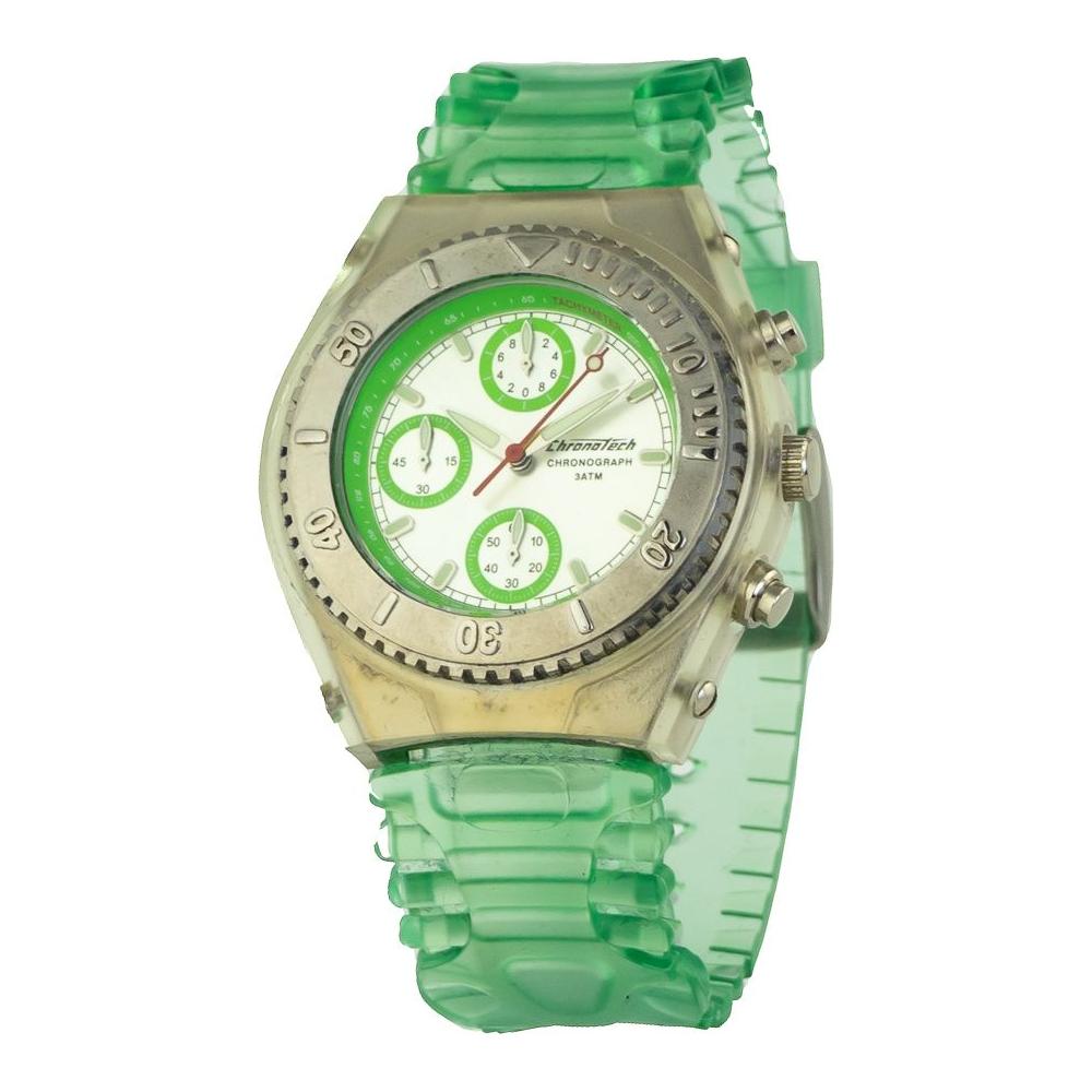 Chronotech Chronotech Green Rubber Watch CHCT728407AC 1728,67434610848,Chronotech,Green,New with tags,Unisex,Unisex Watches - Watches