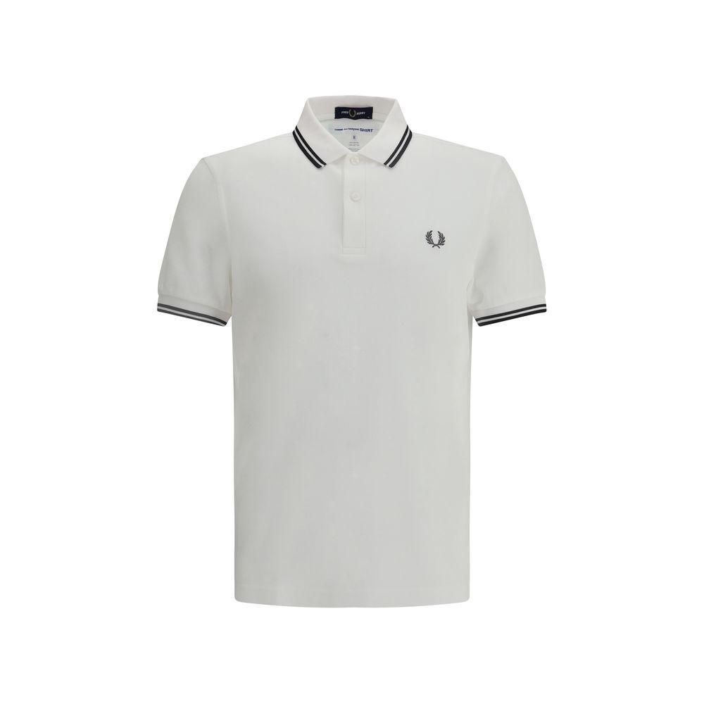 Comme Des Garçons Shirt Logoed Polo Shirt 1728,72470364320,Clothing,Comme Des Garçons Shirt,L,M,Men,Men - Clothing,New with tags,Polo Shirt - Men - Clothing,S,White,XL Comme Des Garçons Shirt CO-FOT502S253-M