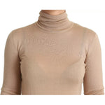 Dolce & Gabbana Dolce & Gabbana Beige Cashmere Silk Turtleneck Pullover Sweater TSH5695-36 1728,67345645728,Beige,Dolce & Gabbana,IT36 | XS,Material: 70% Cashmere 30% Silk,Preowned / Defect,Sweaters - Women - Clothing,Women