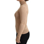 Dolce & Gabbana Dolce & Gabbana Beige Cashmere Silk Turtleneck Pullover Sweater TSH5695-36 1728,67345645728,Beige,Dolce & Gabbana,IT36 | XS,Material: 70% Cashmere 30% Silk,Preowned / Defect,Sweaters - Women - Clothing,Women