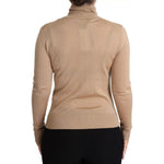 Dolce & Gabbana Dolce & Gabbana Beige Cashmere Silk Turtleneck Pullover Sweater TSH5695-36 1728,67345645728,Beige,Dolce & Gabbana,IT36 | XS,Material: 70% Cashmere 30% Silk,Preowned / Defect,Sweaters - Women - Clothing,Women