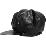 Dolce & Gabbana Dolce & Gabbana Black Calf Newsboy Capello Cabbie Hat HAT9852 1728,67345645728,Accessories,Black,Dolce & Gabbana,Hat - Women - Accessories,Material: Leather,Preowned / Defect,Women,Women - Accessories