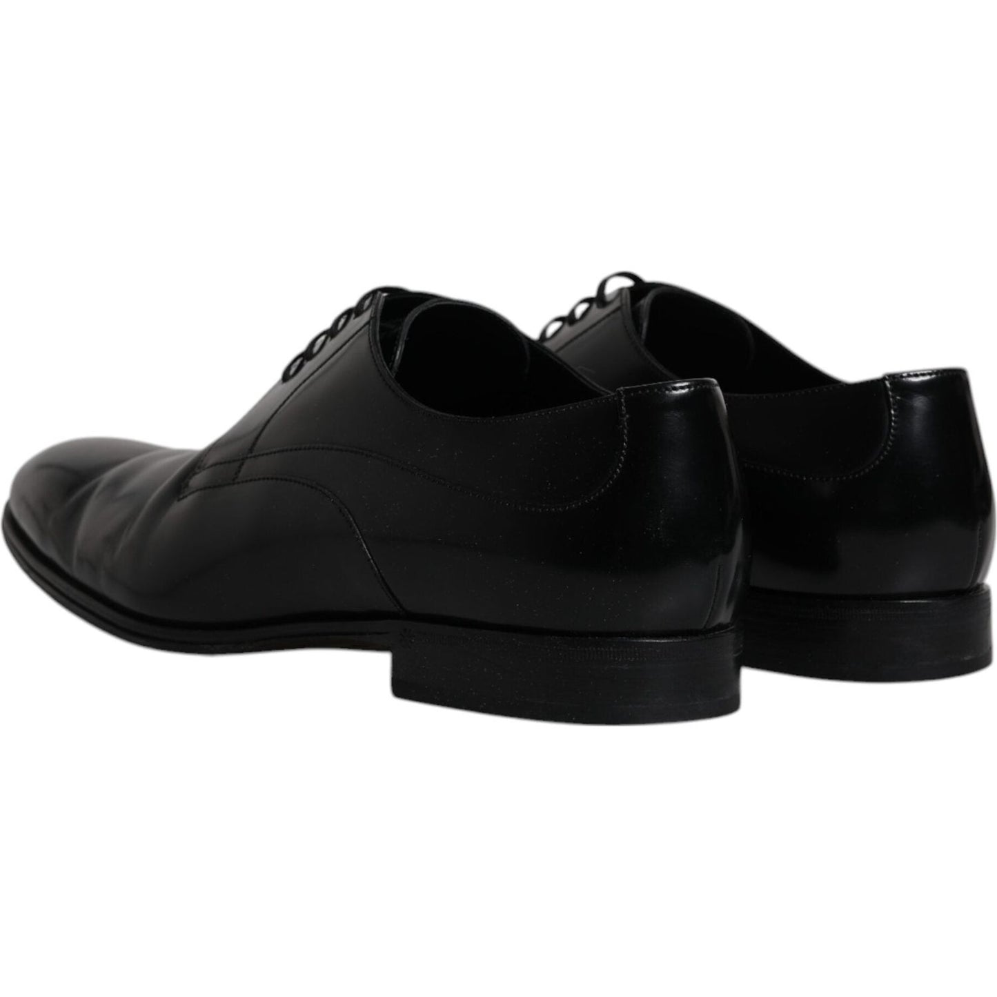 Dolce & Gabbana Dolce & Gabbana Black Leather Derby Formal Men Dress Shoes MV6452-44 1728,67345645728,Black,Dolce & Gabbana,EU44/US11,Formal - Men - Shoes,Material: 100% Leather,Men,Preowned / Defect