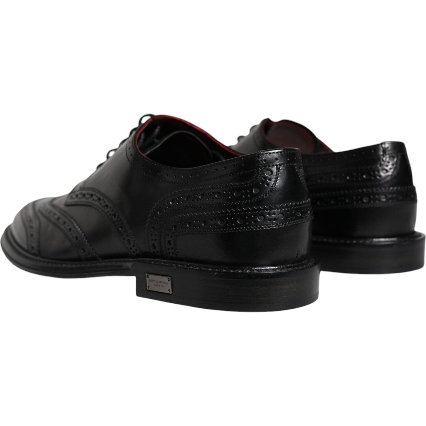Dolce & Gabbana Dolce & Gabbana Black Leather Oxford Wingtip Formal Shoes MV5111-43 1728,67345645728,Black,Dolce & Gabbana,EU43/US10,Formal - Men - Shoes,Material: 100% Calfskin Leather,Men,New with tags