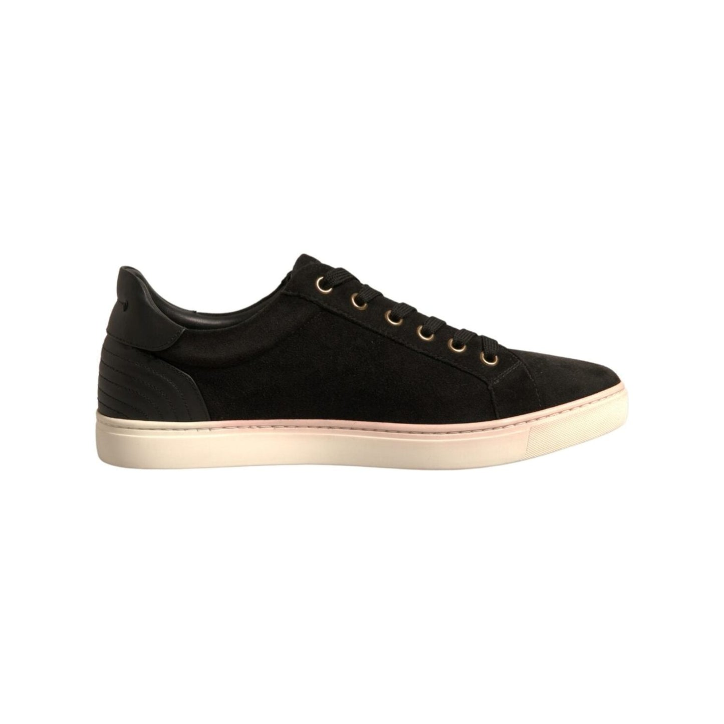 Dolce & Gabbana Dolce & Gabbana Black Logo Suede Leather Men Sneakers Shoes MV7020-39 1728,67345645728,Black,Dolce & Gabbana,EU39/US6,Material: 100% Goatskin Leather (suede),Men,Preowned / Defect,Sneakers - Men - Shoes
