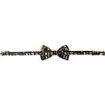Dolce & Gabbana Black Silk Cocktail Adjustable Neck Men Bow Tie Dolce & Gabbana Gray